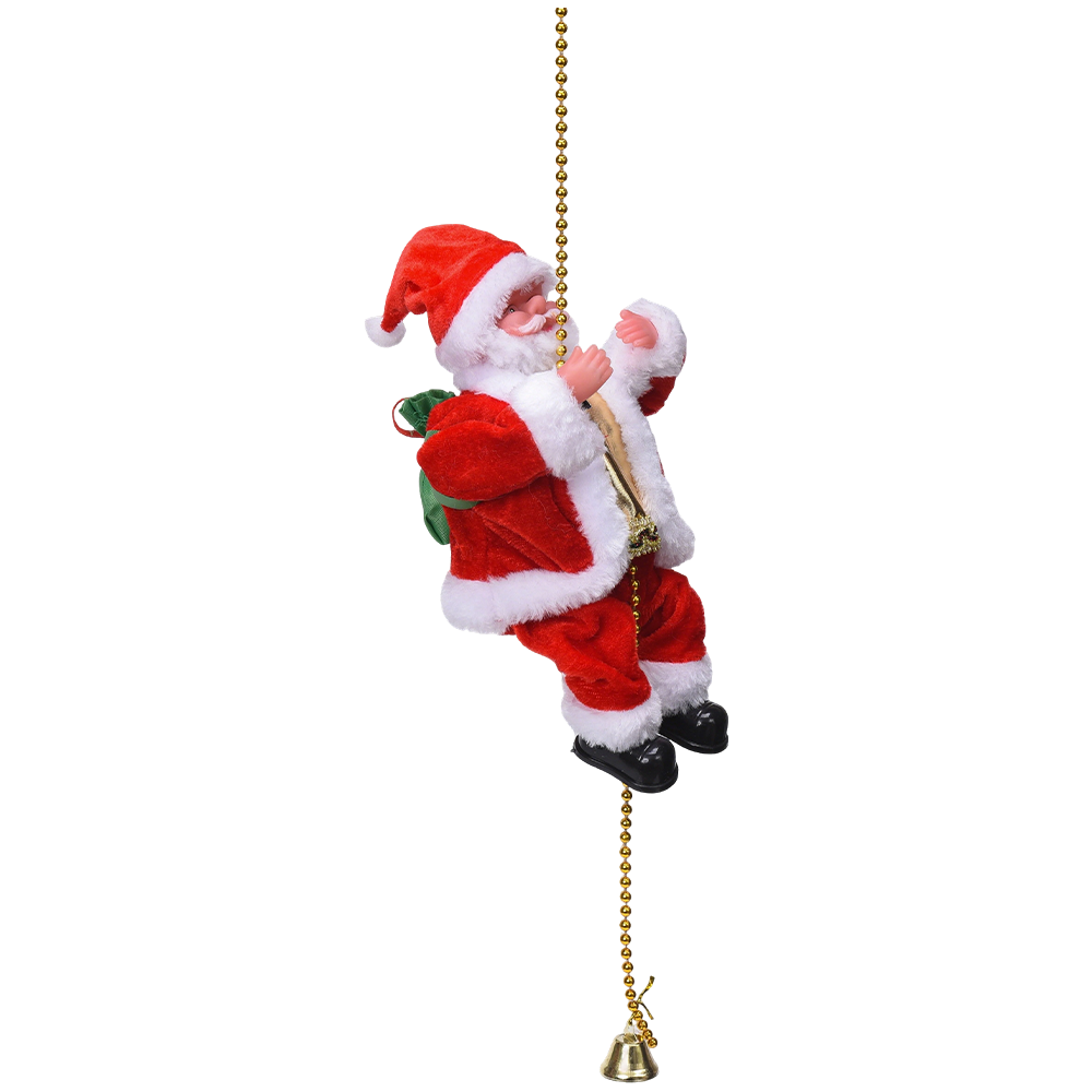 Climbing And Hanging Santa Claus